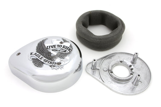 Wyatt Gatling Eagle Spirit Chrome Teardrop Air Cleaner – Bendix & Keihin