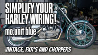 Simplify your Harley-Davidson Wiring! mo.unit Blue | Vintage, FXR's and Choppers