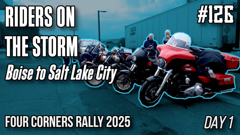 RIDERS ON THE STORM - Boise to Salt Lake City | Four Corners Rally 2025 - Day 1