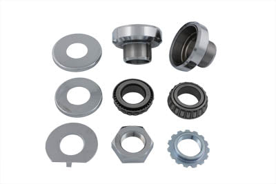 Chrome Fork Neck Cup Kit for Harley-Davidson Big Twins | 24-0122