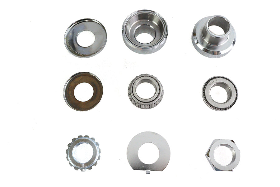 Chrome Fork Neck Cup Kit for Harley-Davidson Big Twins | 24-0122