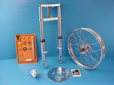 41mm Chrome Front End Kit with 21" Wheel – Harley FXST 1984–1999 / Choppers