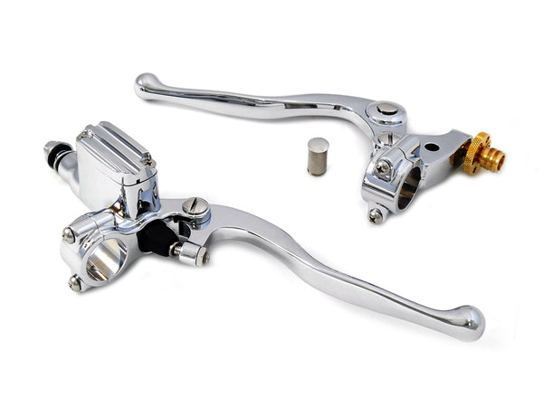 Ultima Vintage Control Kit Chrome/Black | Harley-Davidson | 26-1012, 26-1013