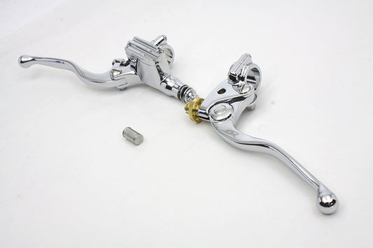 Ultima Vintage Control Kit Chrome/Black | Harley-Davidson | 26-1012, 26-1013