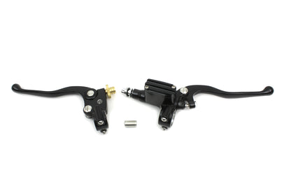 Ultima Vintage Control Kit Chrome/Black | Harley-Davidson | 26-1012, 26-1013