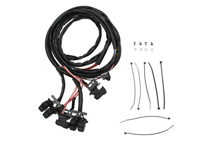 Black Handlebar Switch Kit - 60" length - Dyna / XL Sportster / Softail / Tour Glide | 32-0752