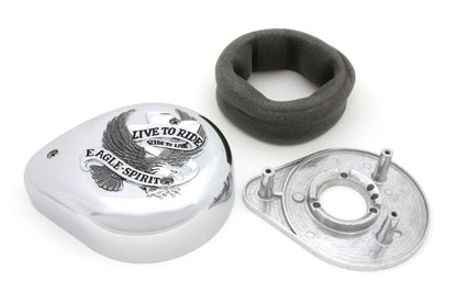 Wyatt Gatling Eagle Spirit Chrome Teardrop Air Cleaner – Bendix & Keihin