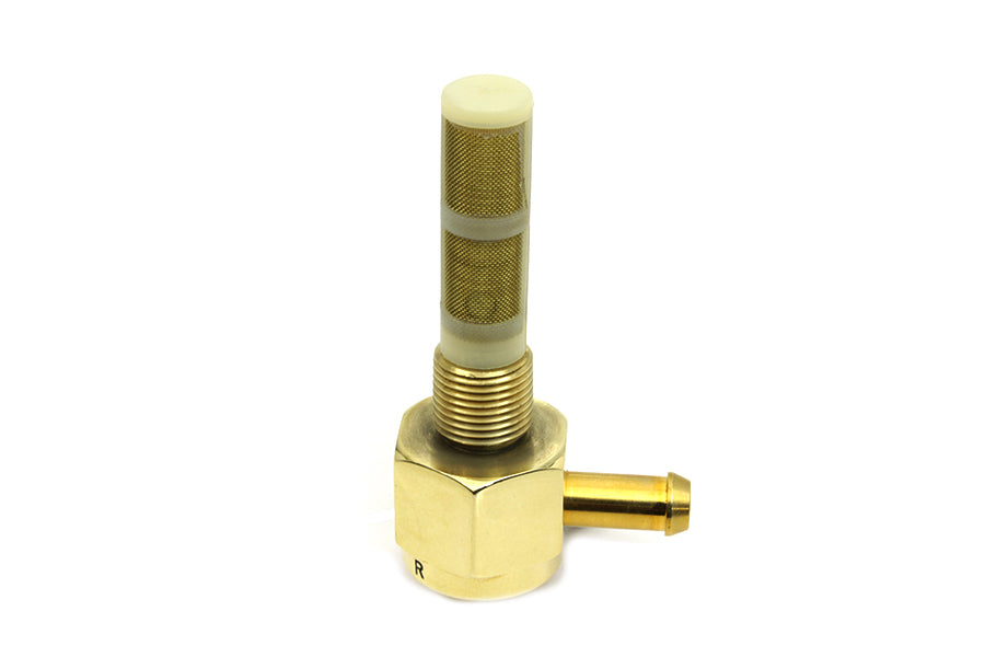 Sifton Brass Hex Petcock 90° Spigot | Harley-Davidson | 35-0756, 35-0757