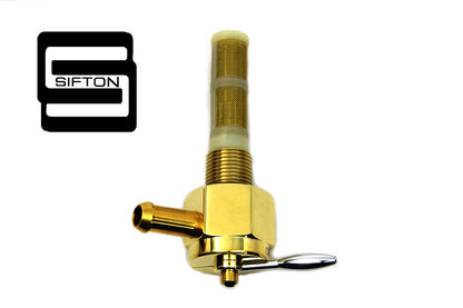 Sifton Brass Hex Petcock 90° Spigot | Harley-Davidson | 35-0756, 35-0757