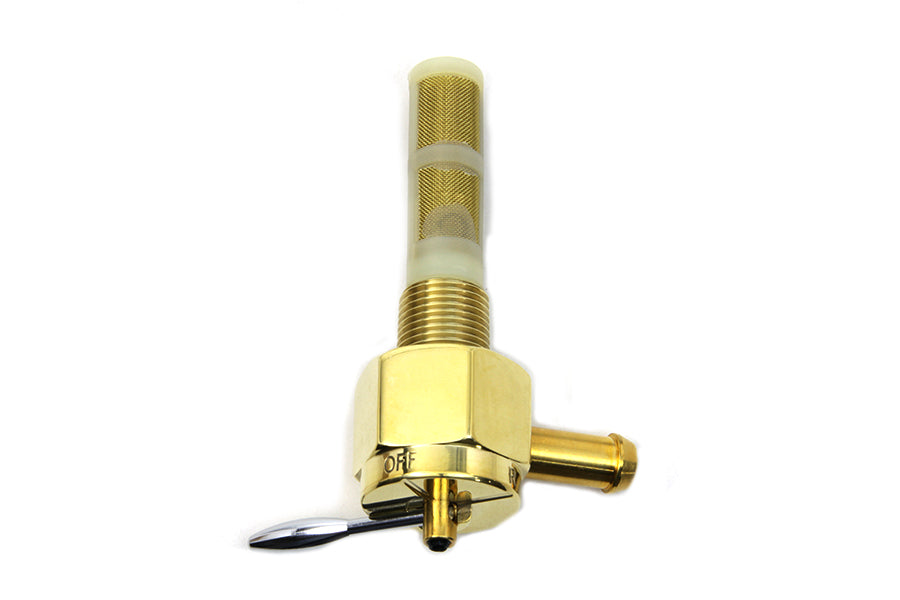 Sifton Brass Hex Petcock 90° Spigot | Harley-Davidson | 35-0756, 35-0757
