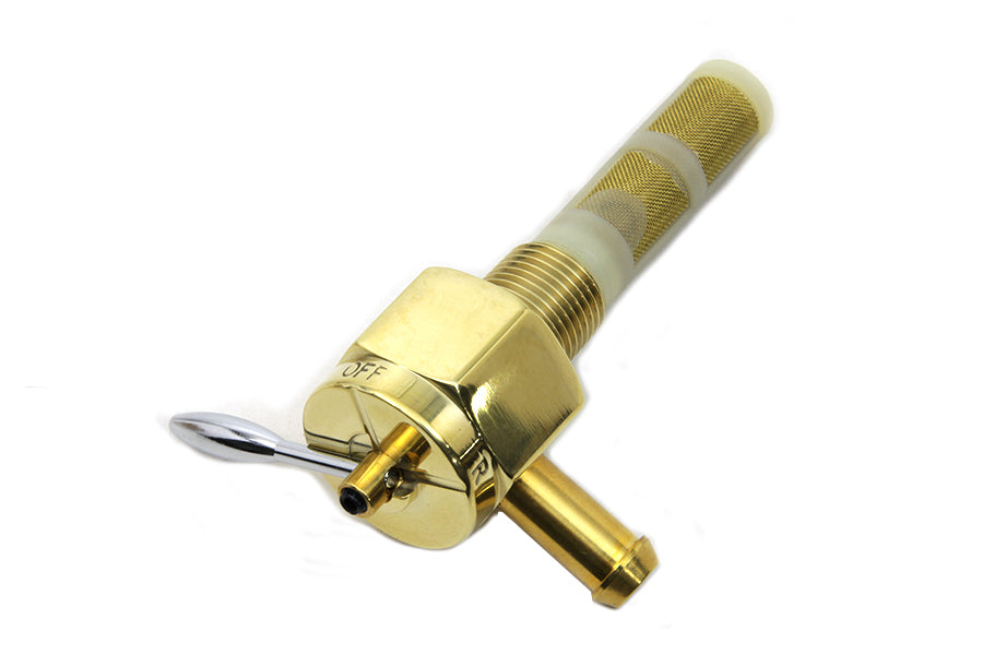 Sifton Brass Hex Petcock 90° Spigot | Harley-Davidson | 35-0756, 35-0757