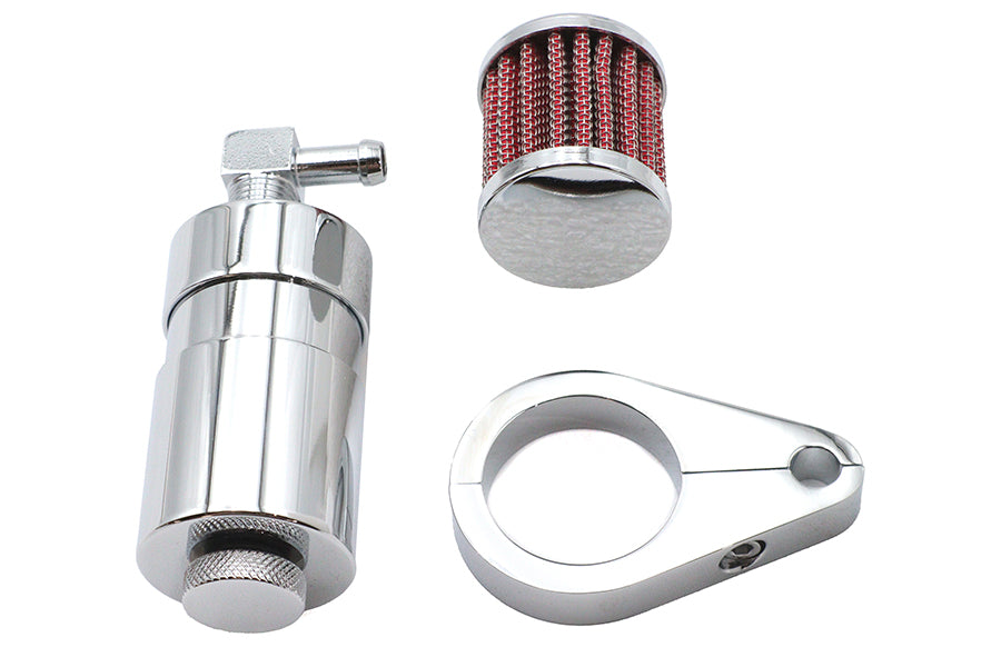 Sifton Chrome Engine Breather Oil Catch Can – Harley-Davidson / Choppers / Custom V-Twin