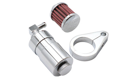 Sifton Chrome Engine Breather Oil Catch Can – Harley-Davidson / Choppers / Custom V-Twin