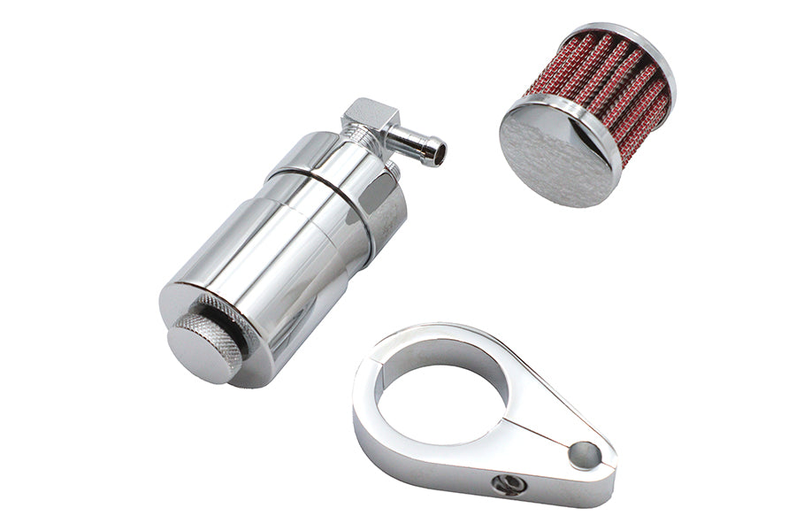 Sifton Chrome Engine Breather Oil Catch Can – Harley-Davidson / Choppers / Custom V-Twin