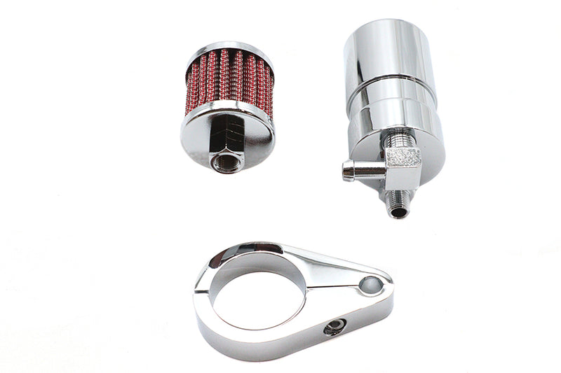 Sifton Chrome Engine Breather Oil Catch Can – Harley-Davidson / Choppers / Custom V-Twin